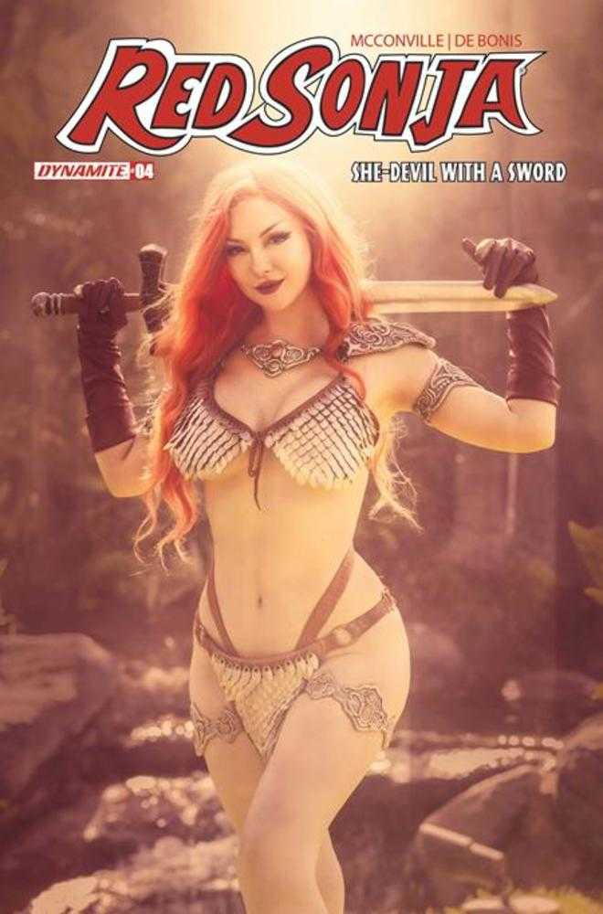 Red Sonja She Devil With A Sword 4 Cover E Cosplay Ashlynne Dae Variant - gabescaveccc