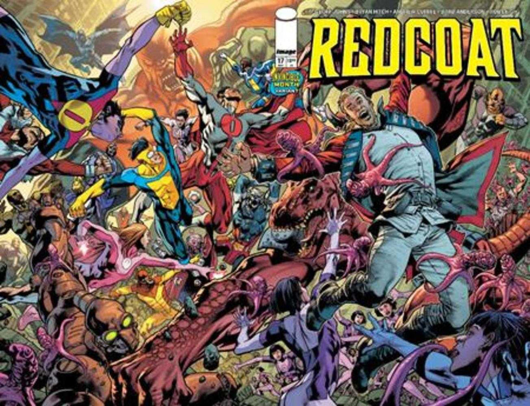 Redcoat 17 Cover D Bryan Hitch & Brad Anderson Invincible Team Up Wraparound Variant - gabescaveccc