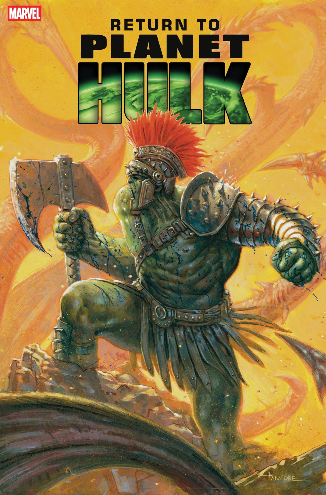 Return To Planet Hulk 1 Davide Paratore Variant - gabescaveccc