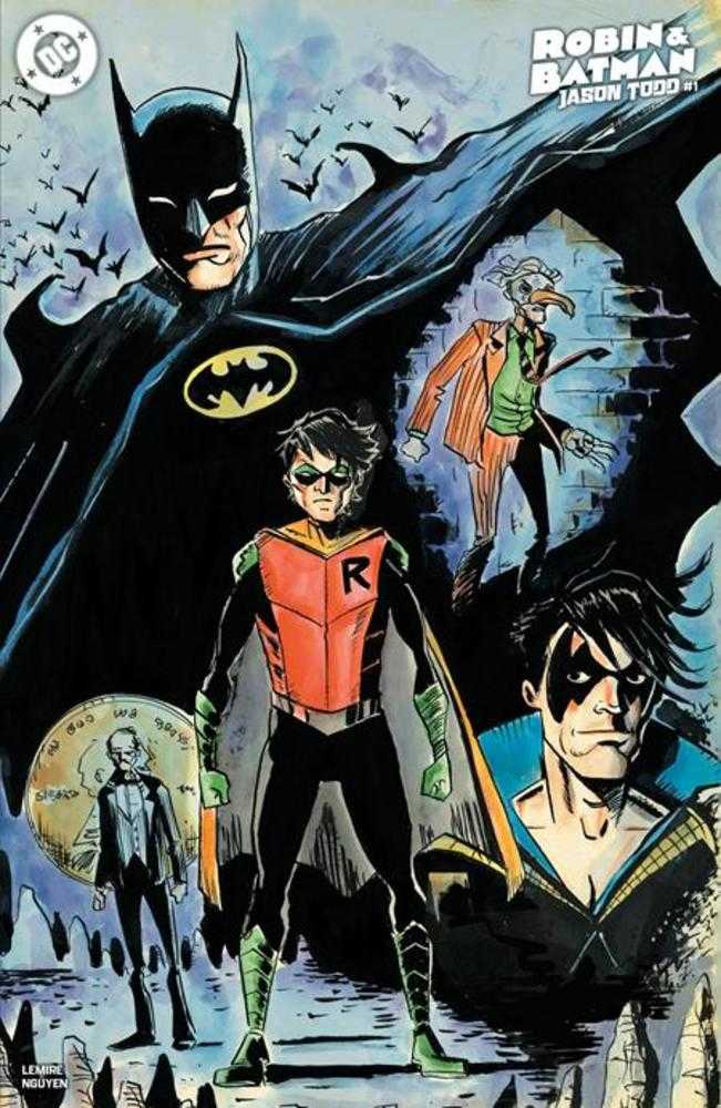 Robin & Batman Jason Todd 1 (Of 3) Cover B Jeff Lemire Variant - gabescaveccc