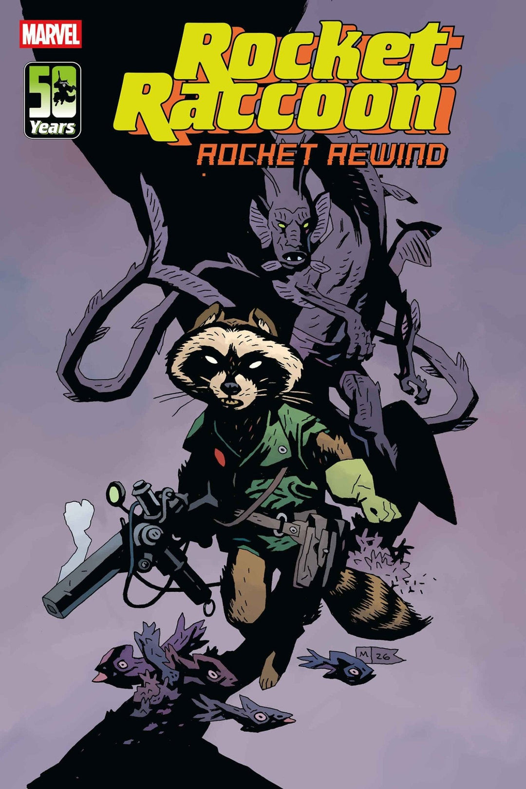 Rocket Raccoon: Rocket Rewind 1 Mike Mignola Variant - gabescaveccc