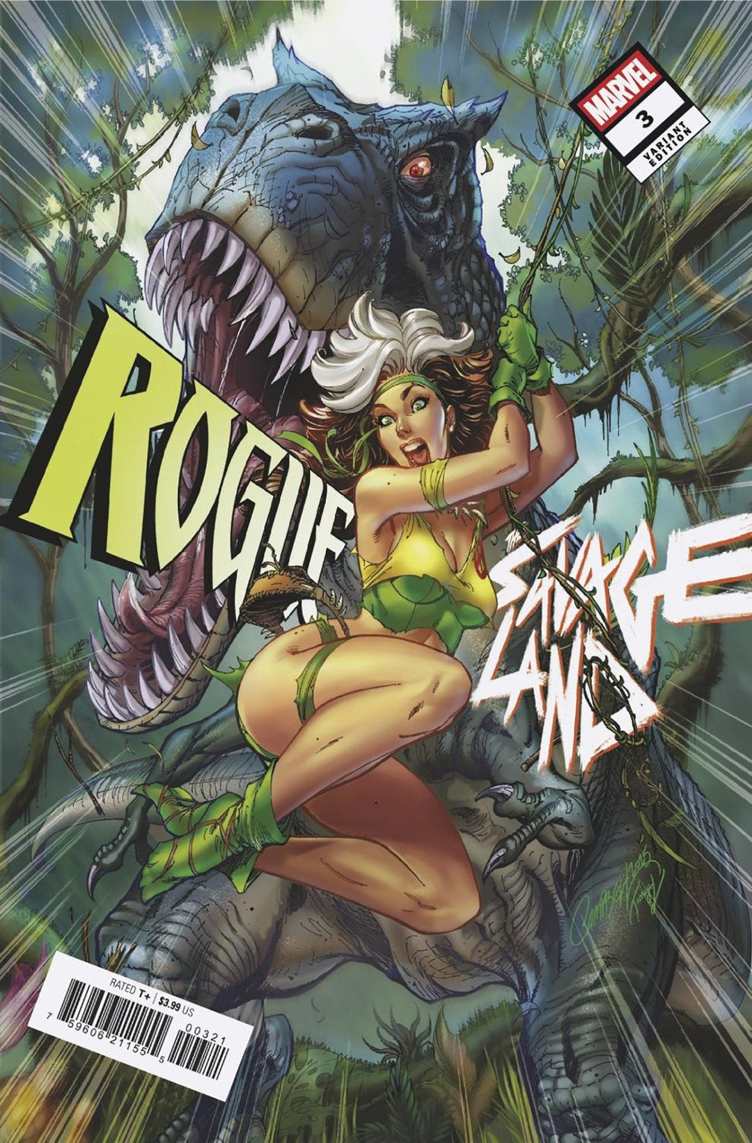Rogue: The Savage Land #3 J. Scott Campbell Variant - gabescaveccc