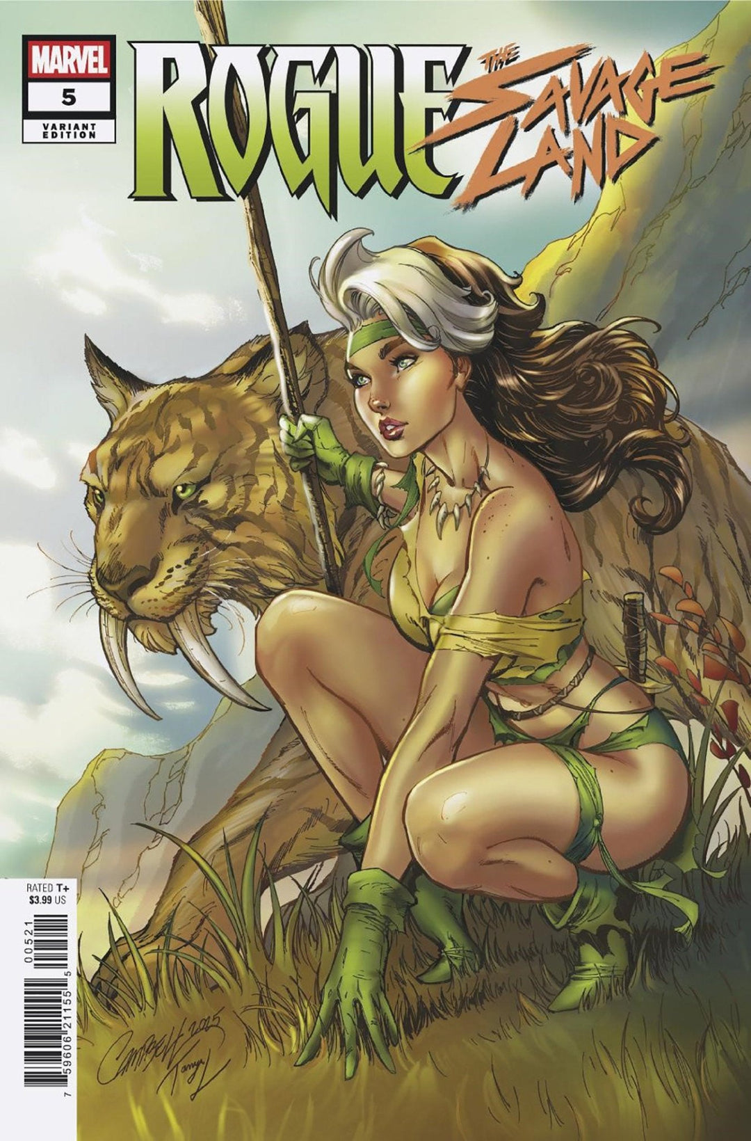 Rogue: The Savage Land 5 J. Scott Campbell Variant - gabescaveccc
