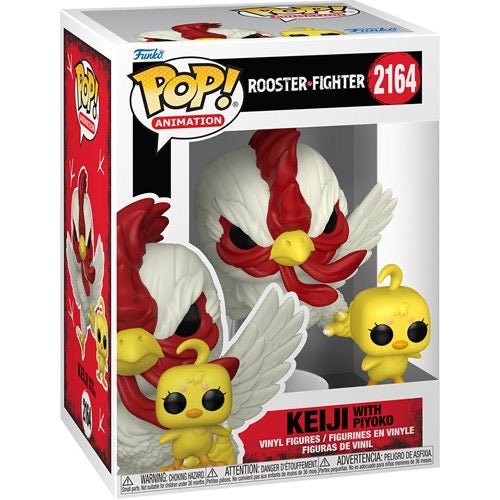 Rooster Fighter Keiji with Piyoko Funko Pop! Vinyl Figure and Buddy 2164 - gabescaveccc