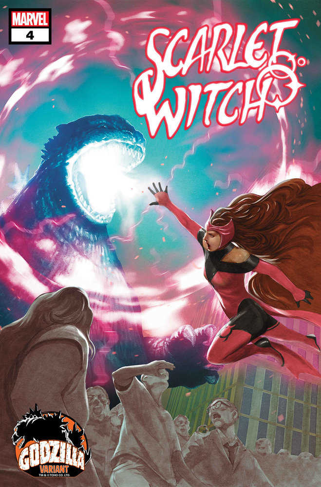 Scarlet Witch #4 Mitsuhiro Arita Godzilla Variant - gabescaveccc