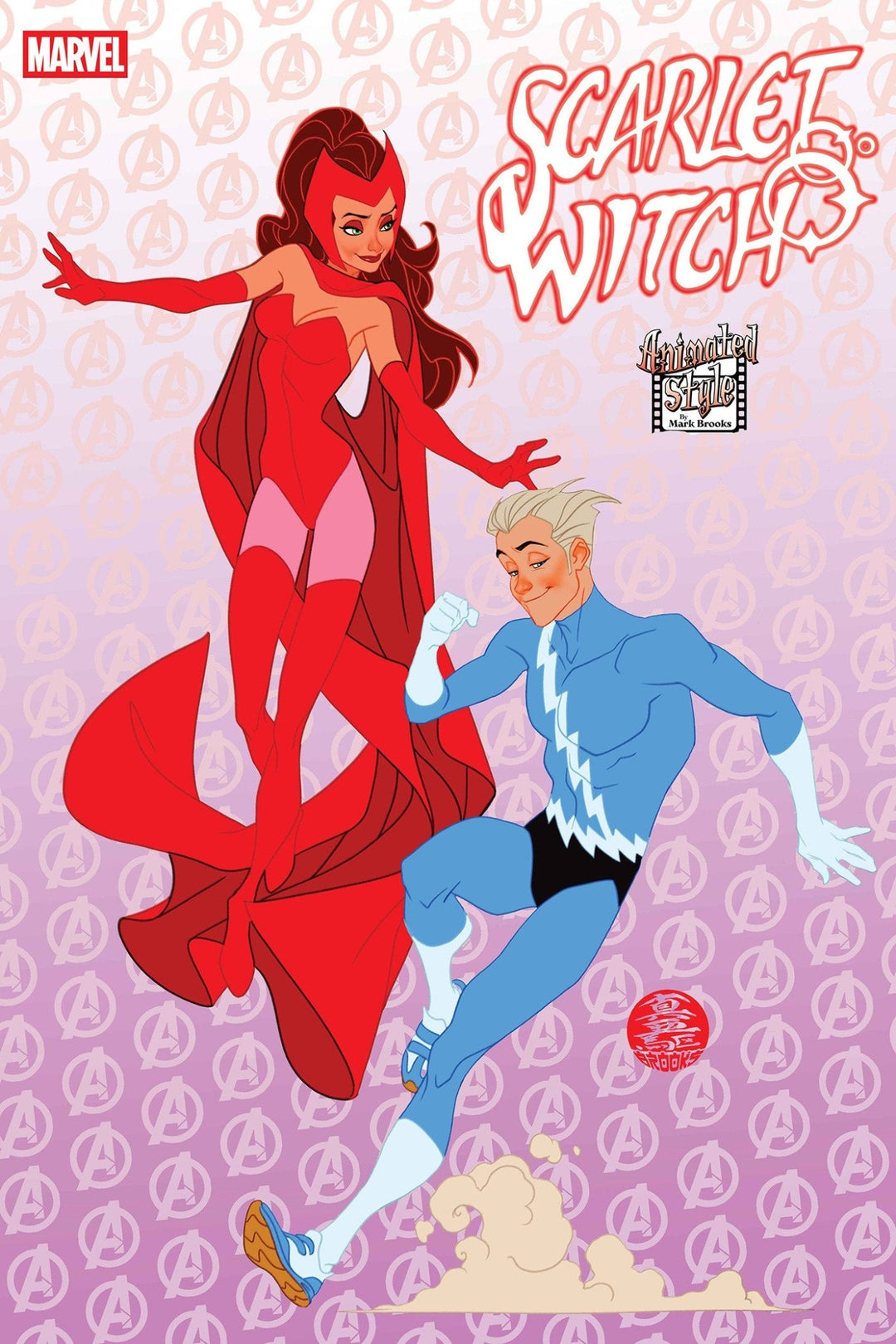 Scarlet Witch #9 Mark Brooks Animated - Style Variant - gabescaveccc