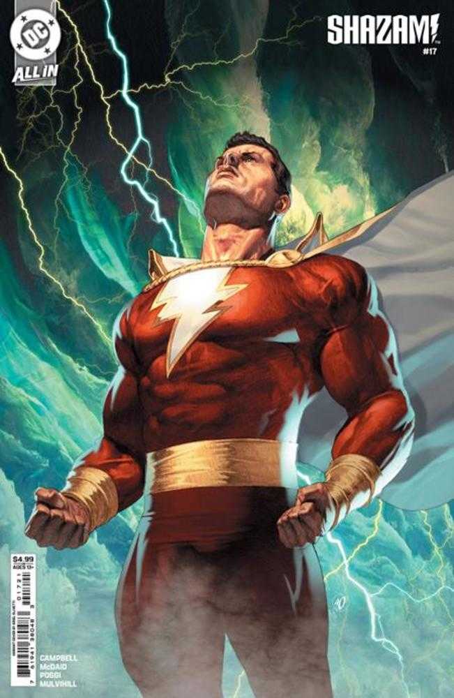 Shazam #17 Cover B Ariel Olivetti Card Stock Variant - gabescaveccc