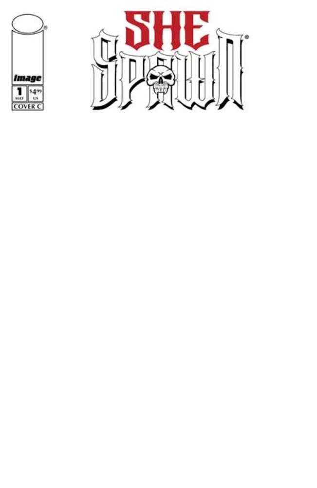 She Spawn 1 (Of 5) Cover C Blank Sketch Variant - gabescaveccc
