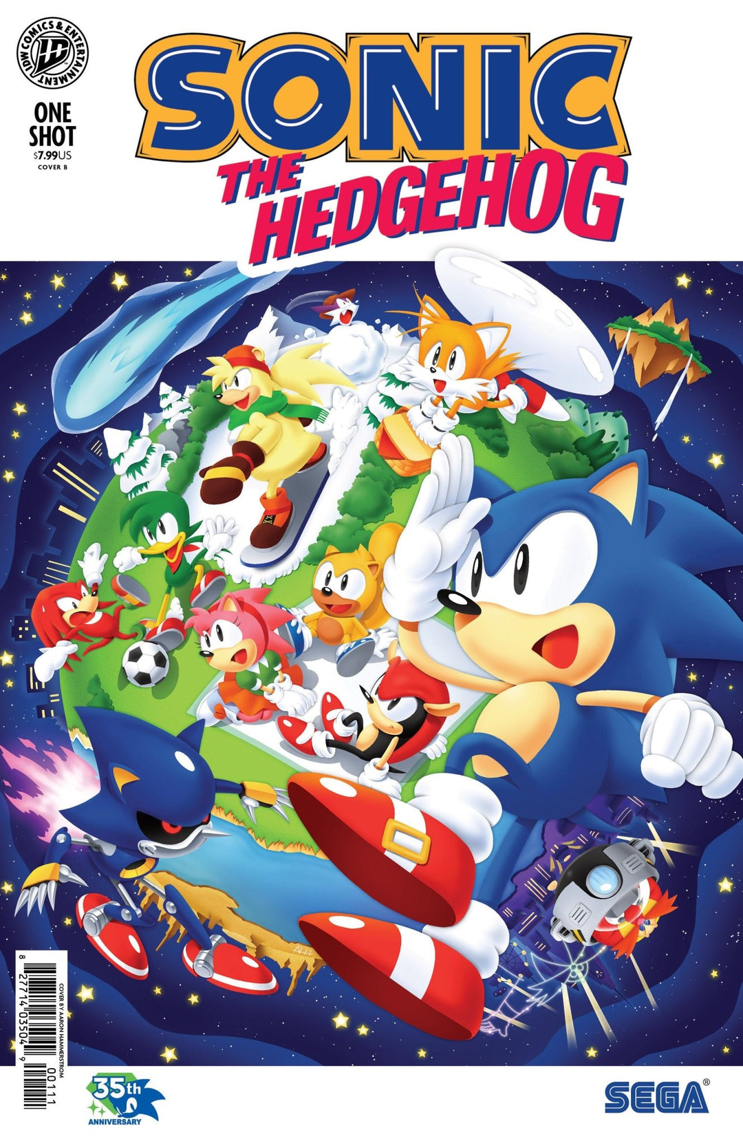 Sonic The Hedgehog: 35th Anniversary Special Variant B (Hammerstrom) - gabescaveccc