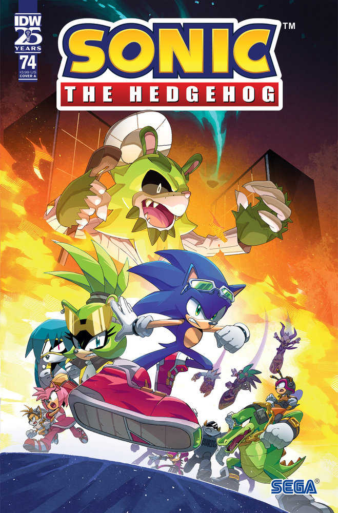 Sonic The Hedgehog #74 Cover A (Arq) - gabescaveccc