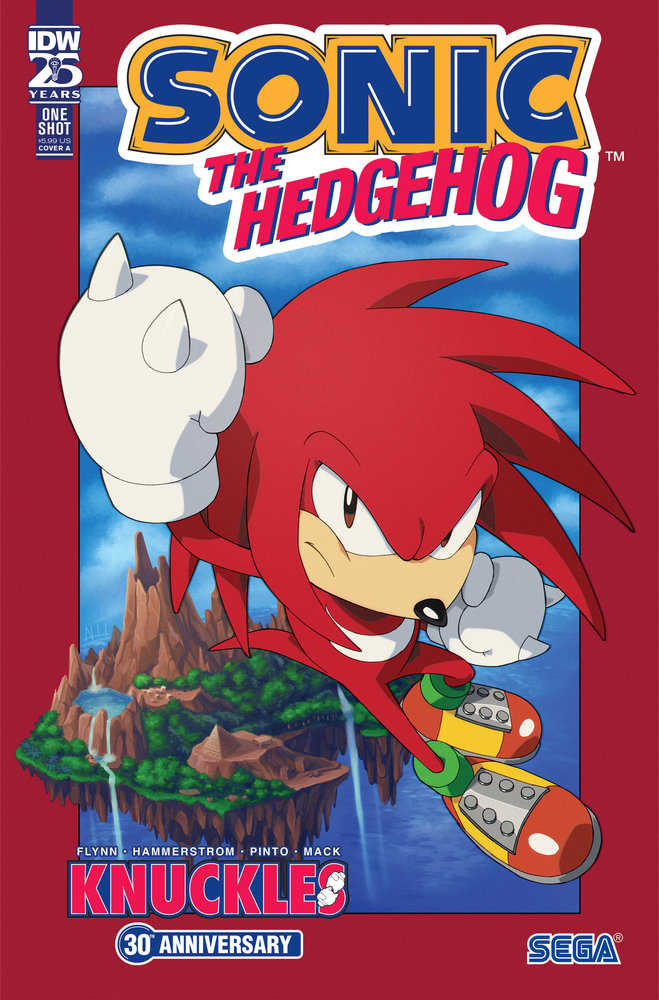 Sonic The Hedgehog: Knuckles' 30th Anniversary Special Cover A (Hammerstrom) - gabescaveccc