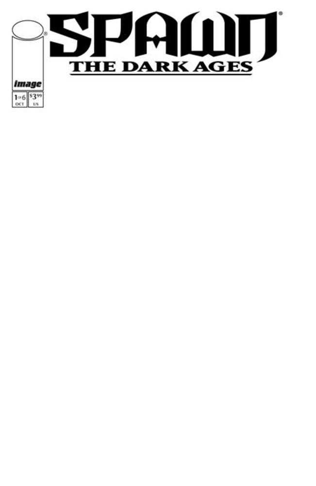 Spawn The Dark Ages 1 (Of 6) Cover B Blank Sketch Variant - gabescaveccc