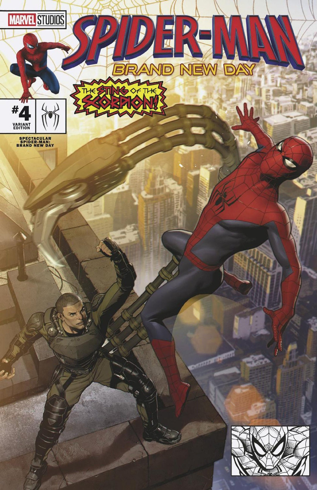 Spectacular Spider-Man: Brand New Day 4 Jorge Molina Spider-Man: Brand New Day Marvel Studios Variant - gabescaveccc
