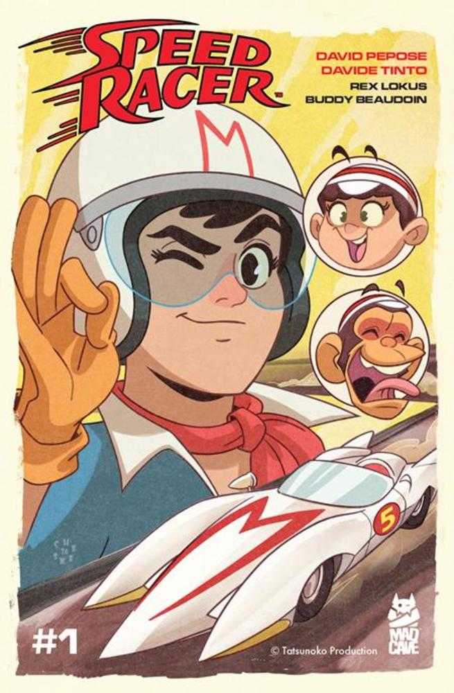 Speed Racer 1 Cover B Sean Galloway Retro Manga Variant - gabescaveccc