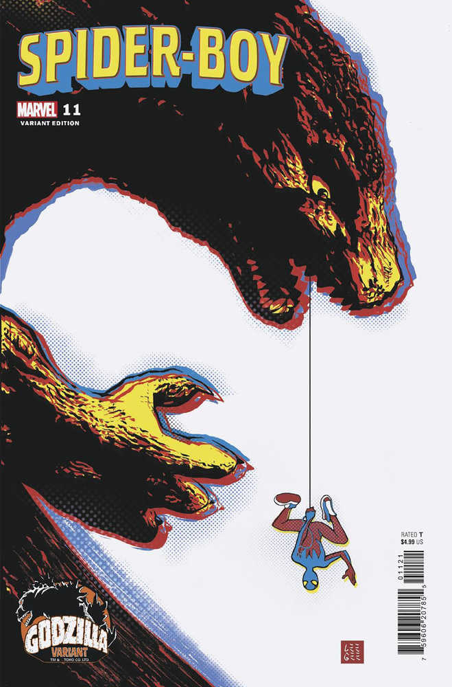 Spider - Boy #11 Lee Garbett Godzilla Variant - gabescaveccc