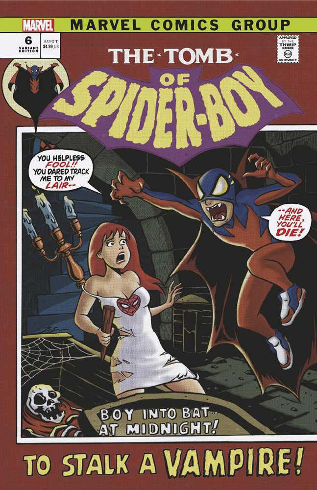 Spider-Boy #6 Ben Su Vampire Variant - gabescaveccc