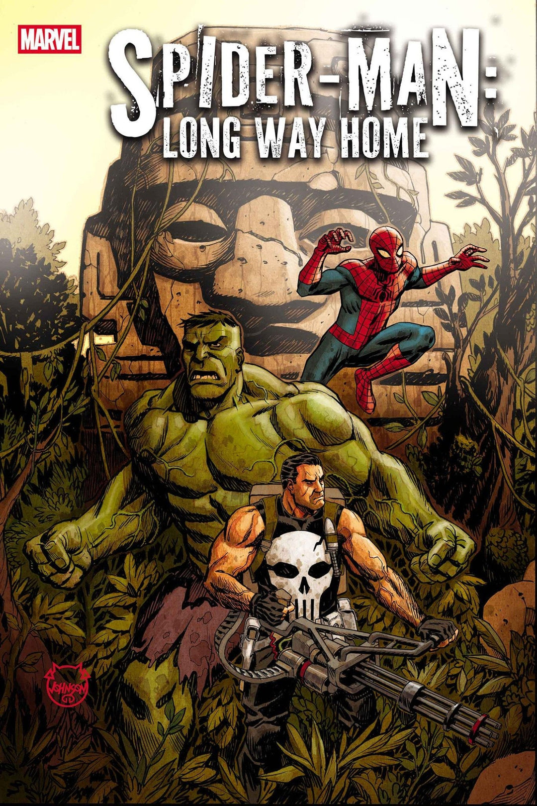 Spider-Man: Long Way Home 1 Dave Johnson Foil Variant - gabescaveccc