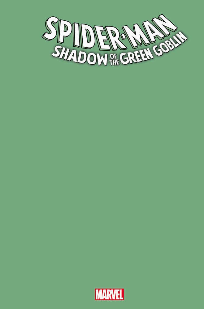 Spider-Man: Shadow Of The Green Goblin #1 Green Blank Cover Variant - gabescaveccc