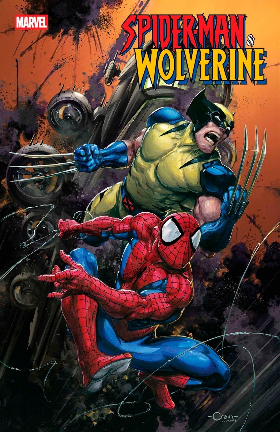 Spider - Man & Wolverine #1 Clayton Crain Variant - gabescaveccc