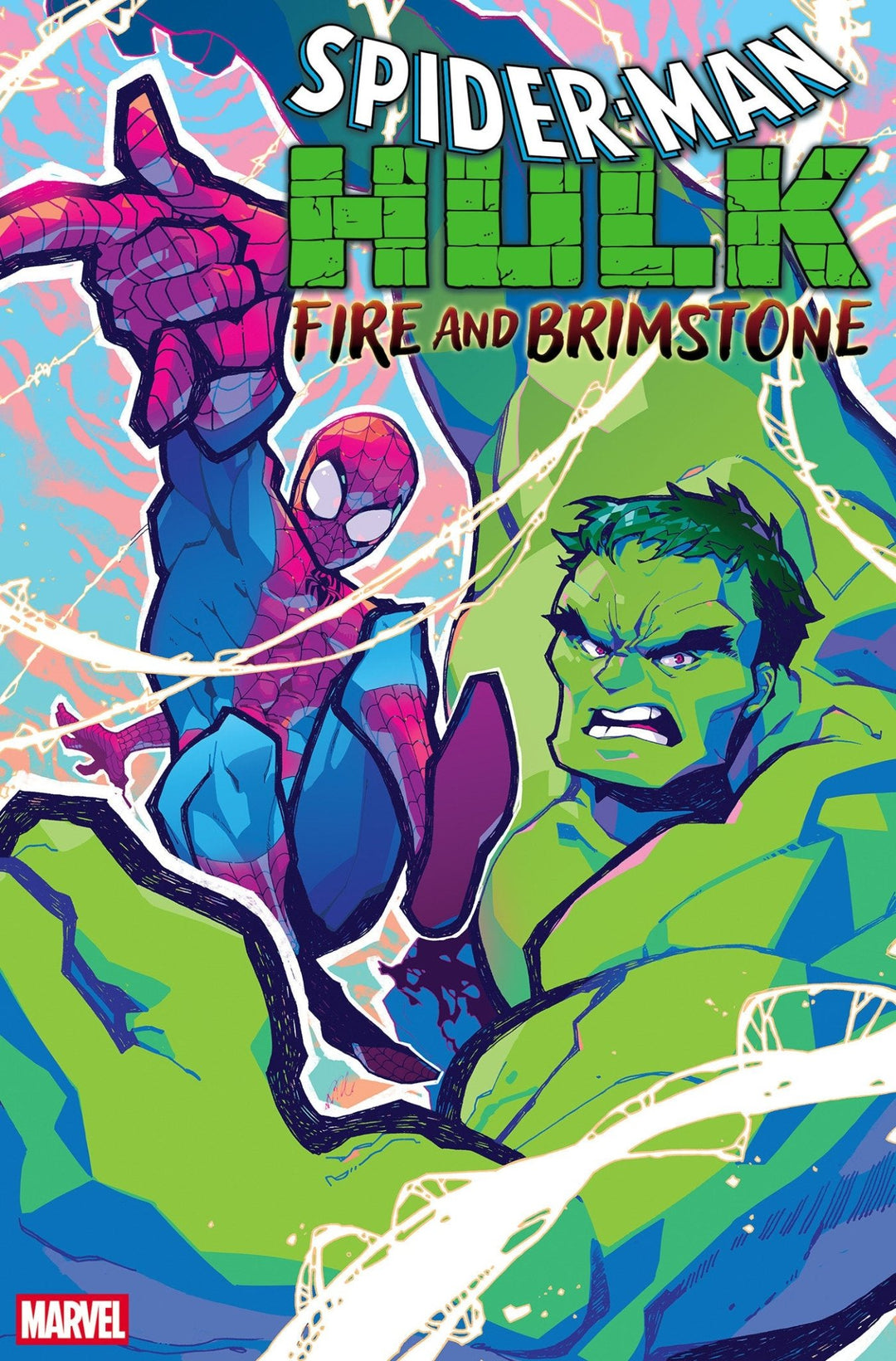 Spider-Man/Hulk: Fire And Brimstone 1 Rose Besch Variant - gabescaveccc