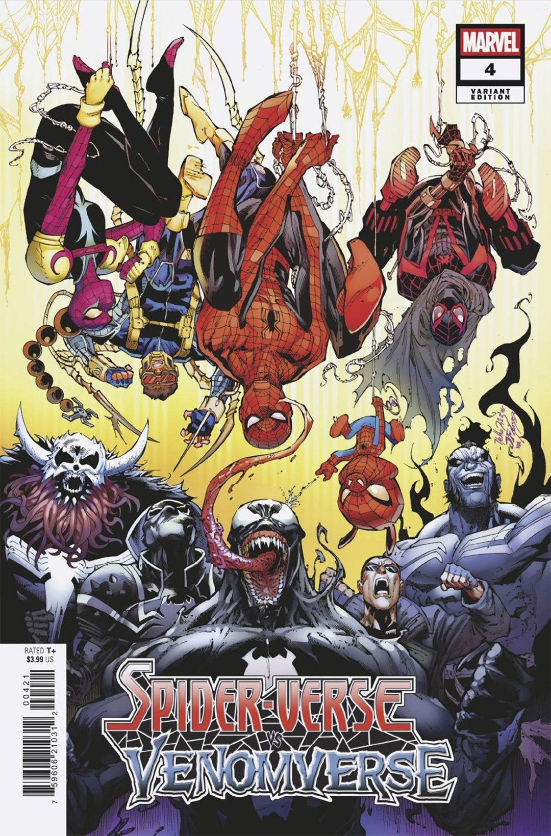 Spider - Verse vs. Venomverse 4 Netho Diaz Variant - gabescaveccc