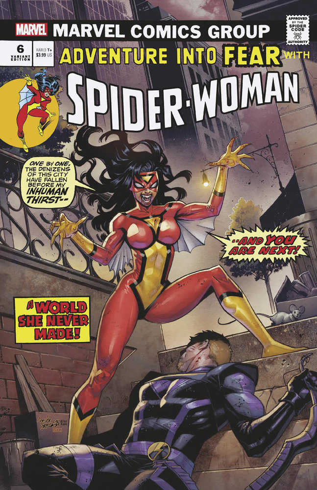 Spider-Woman #6 Belen Ortega Vampire Variant - gabescaveccc