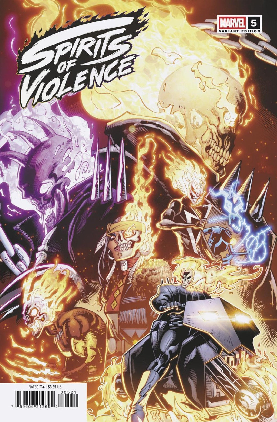 Spirits Of Violence 5 Chris Campana Variant - gabescaveccc