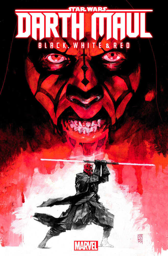 Star Wars: Darth Maul - Black, White & Red #1 - gabescaveccc