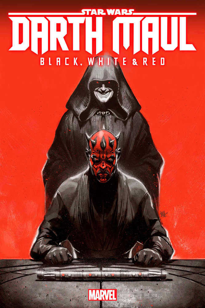 Star Wars: Darth Maul - Black, White & Red #1 Ben Harvey Variant - gabescaveccc