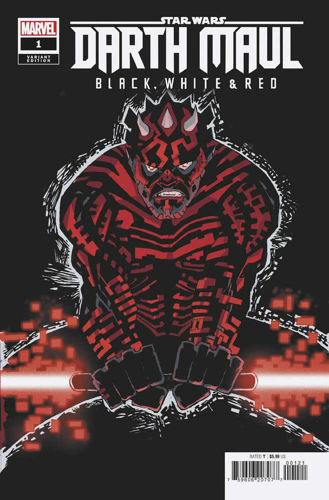 Star Wars: Darth Maul - Black, White & Red #1 Frank Miller Variant - gabescaveccc