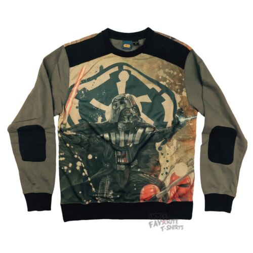 Star Wars Darth Vader Power Lord Sublimated Mesh Crew Neck Adult Fleece - gabescaveccc