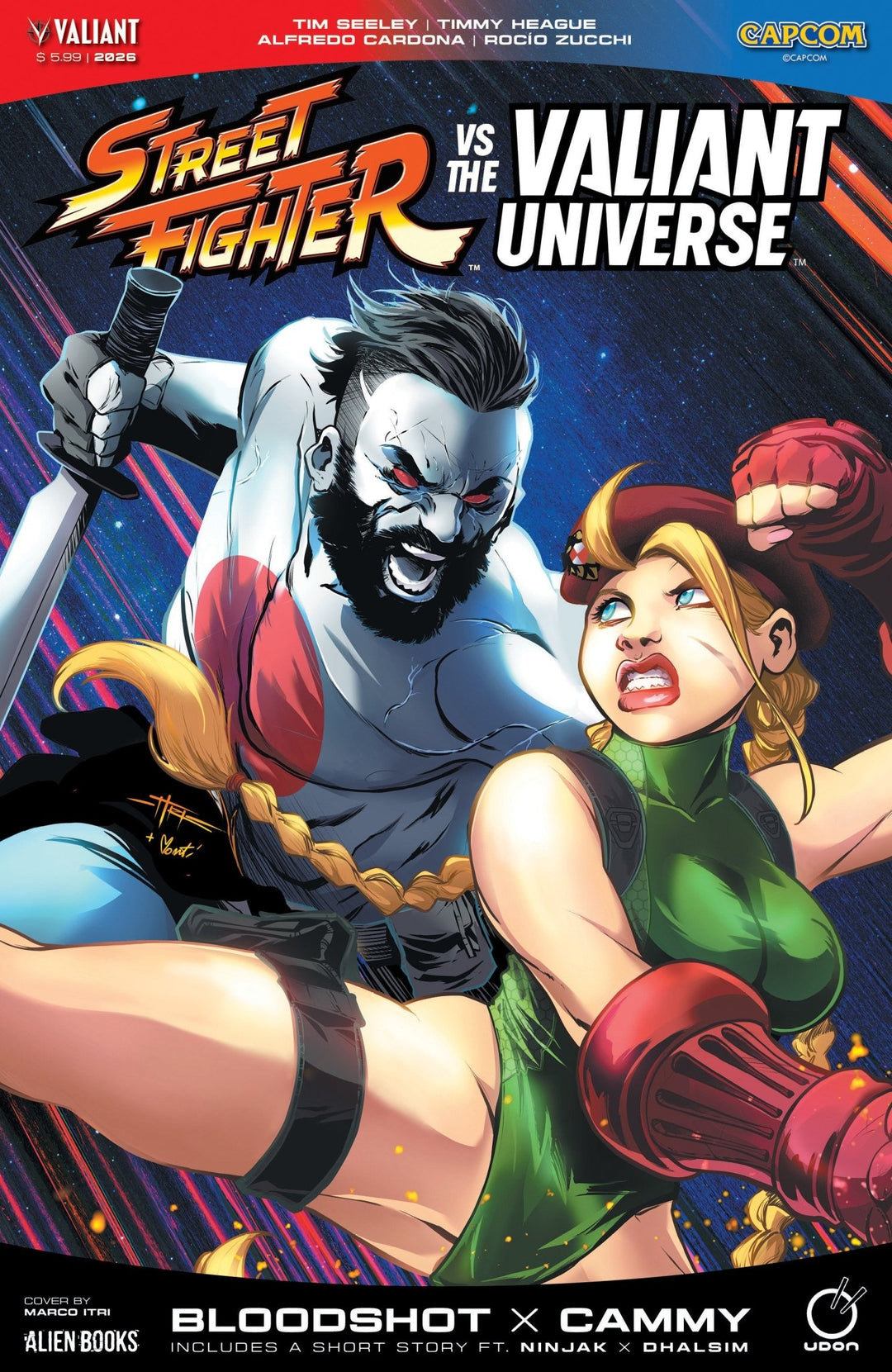 Street Fighter vs. The Valiant Universe Special Variant C (Itri) - gabescaveccc