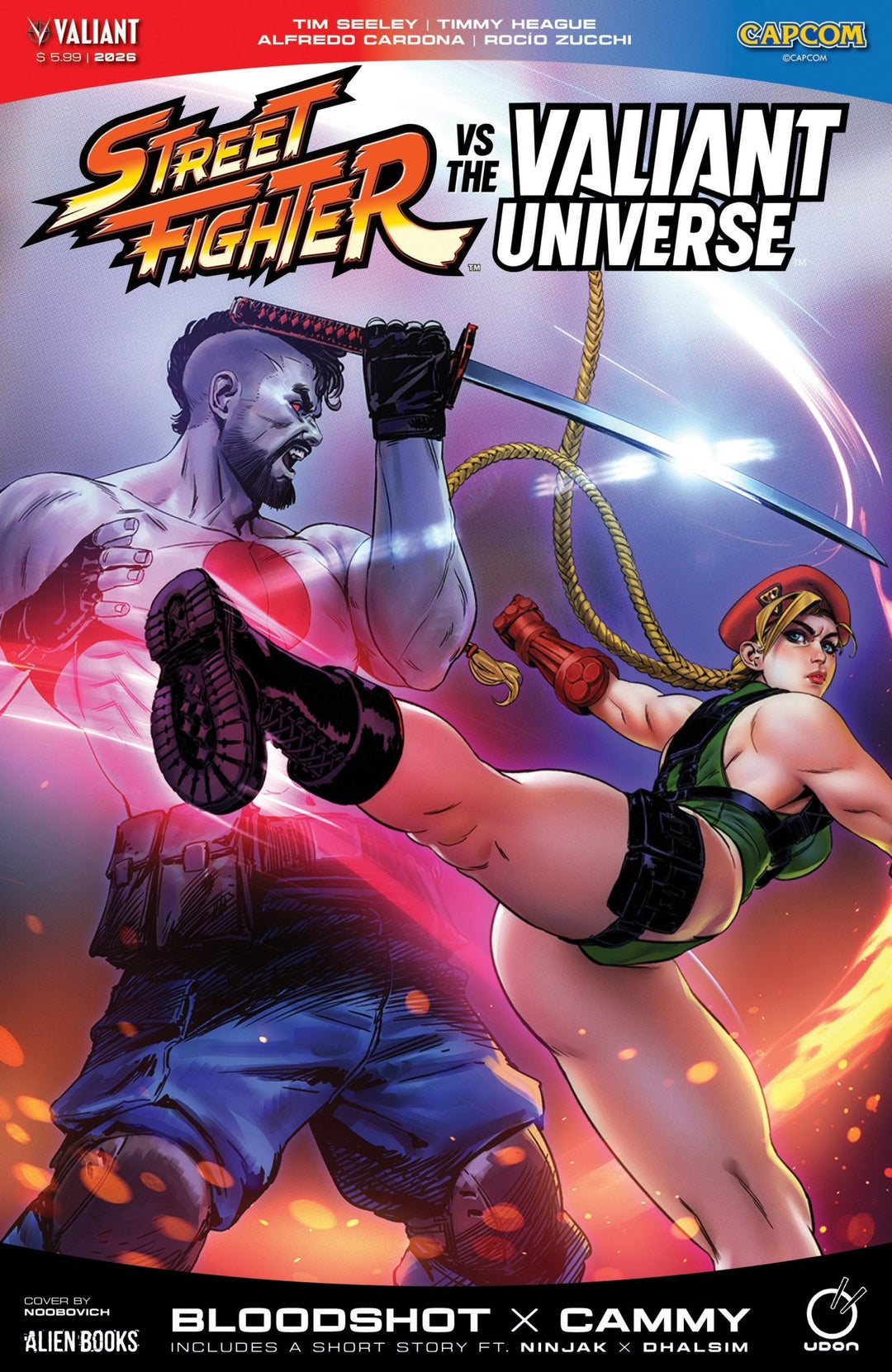 Street Fighter vs. The Valiant Universe Special Variant D (Noobovich) - gabescaveccc