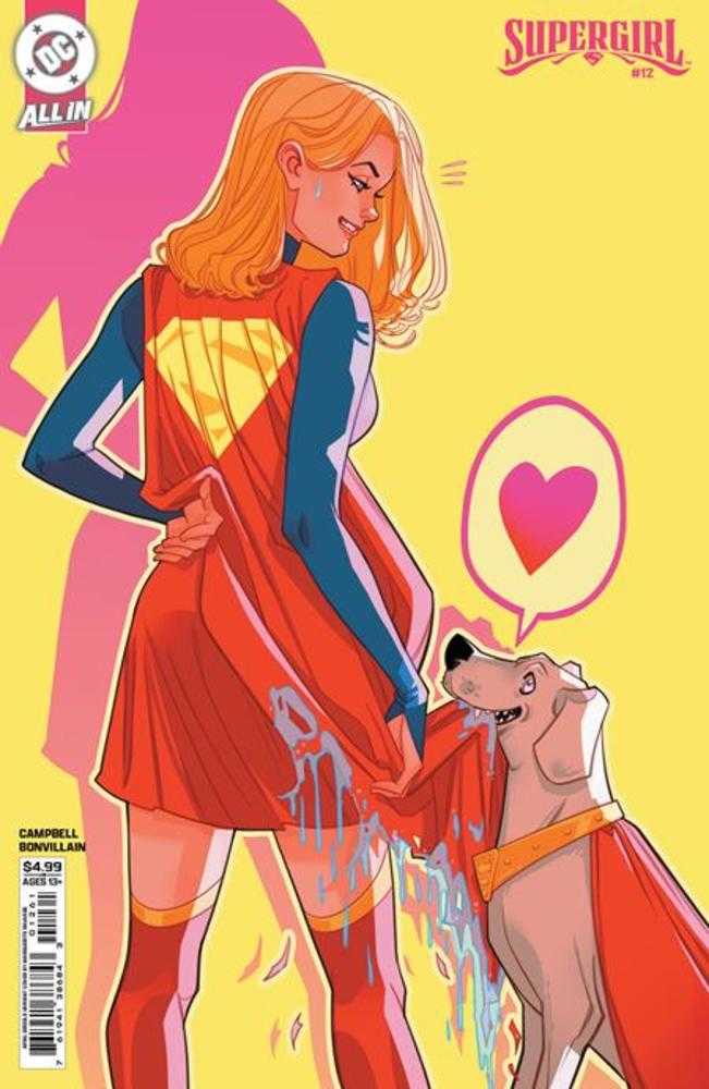 Supergirl 12 Cover F Marguerite Sauvage April Drools Card Stock Variant (The Reign Of The Superboys) - gabescaveccc