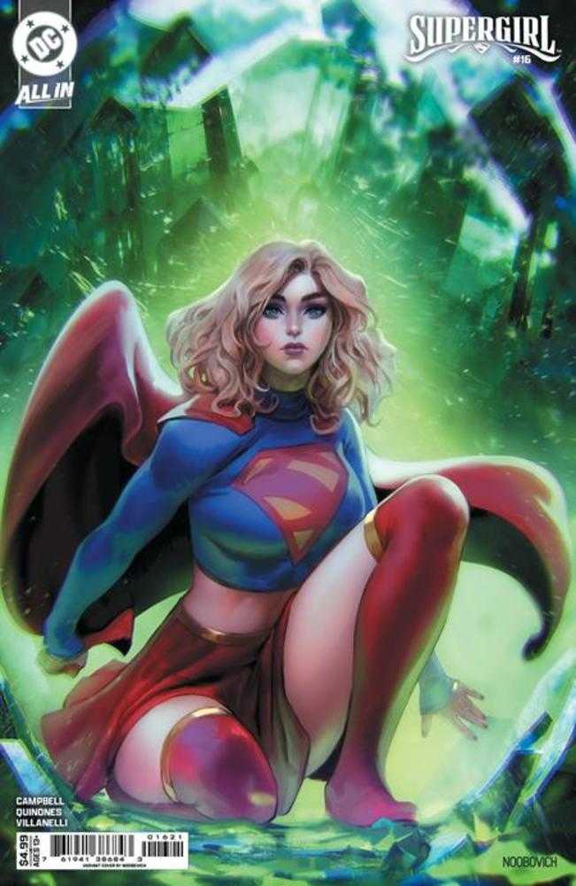 Supergirl 16 Cover B Noobovich Card Stock Variant (Kingdom Of Zod) - gabescaveccc