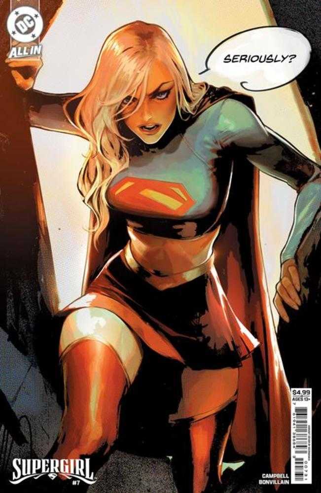 Supergirl 7 Cover B Sozomaika Card Stock Variant - gabescaveccc