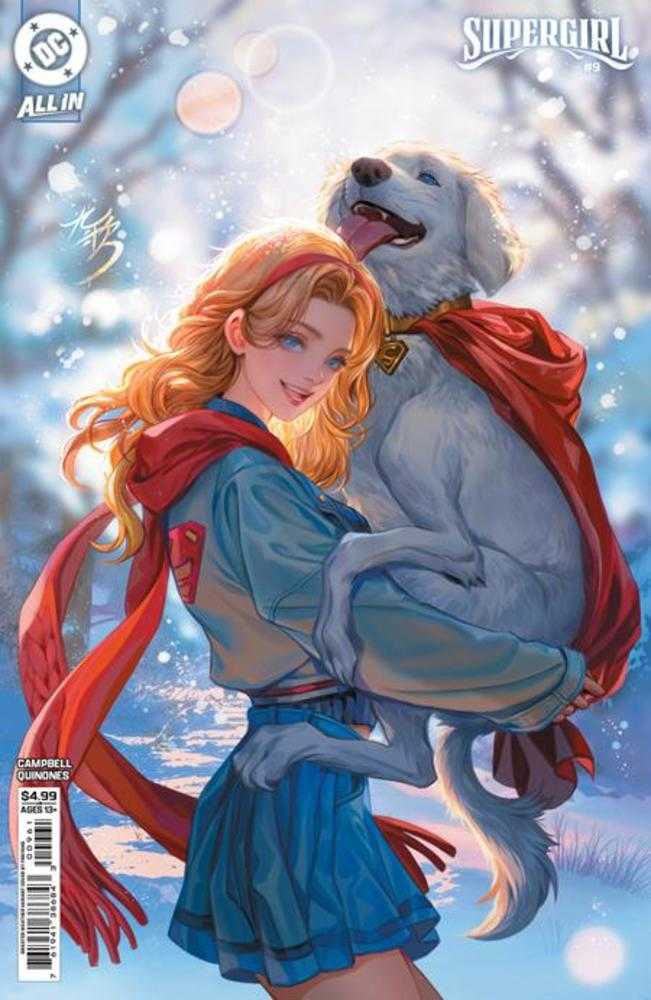Supergirl 9 Cover E Fan Yang Sweater Weather Card Stock Variant - gabescaveccc