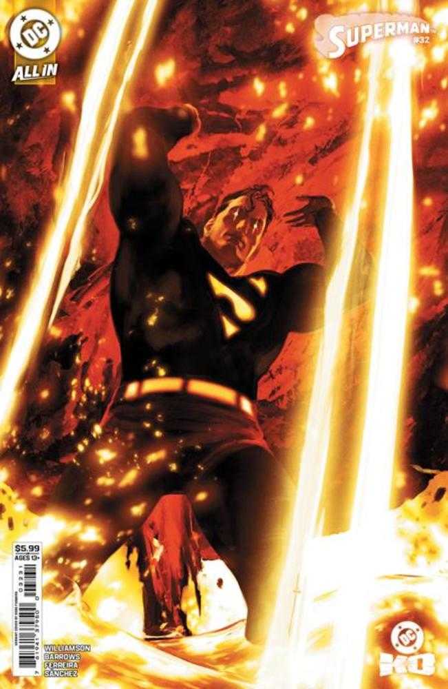 Superman 32 Cover C Sebastian Fiumara Card Stock Variant (DC K.O.) - gabescaveccc