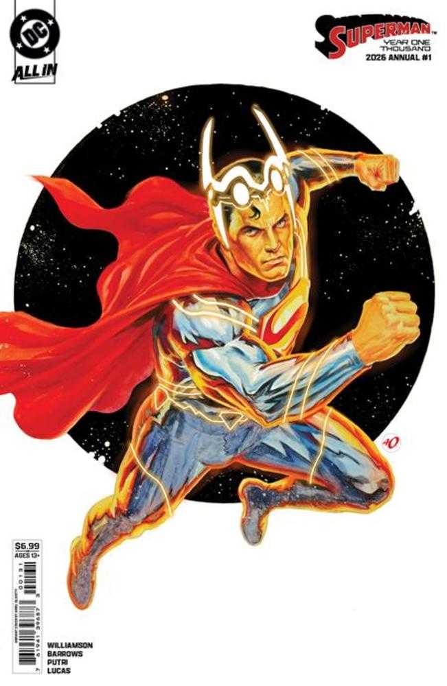 Superman Annual Year One Thousand 1 (One Shot) Cover C Ariel Olivetti Card Stock Variant (DC K.O.) - gabescaveccc