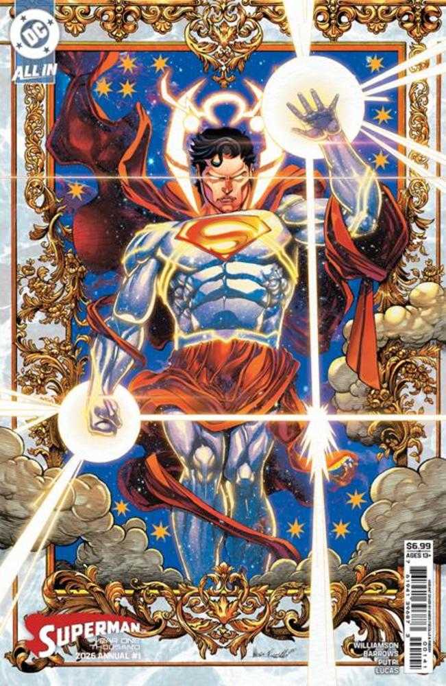 Superman Annual Year One Thousand 1 (One Shot) Cover D Mario Foccillo Card Stock Variant (DC K.O.) - gabescaveccc