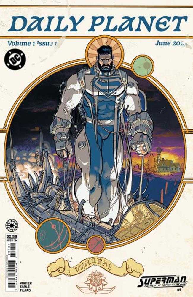 Superman Father Of Tomorrow 1 (Of 6) Cover C Riley Rossmo Card Stock Variant - gabescaveccc