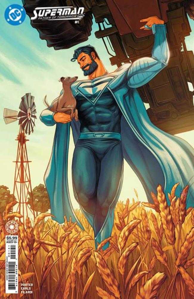 Superman Father Of Tomorrow 1 (Of 6) Cover D Nimit Malavia Card Stock Variant - gabescaveccc