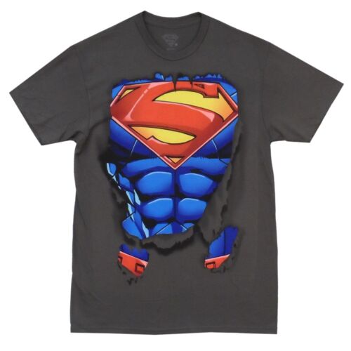 Superman Ripped Shirt Symbol Revealed DC Comics Adult T-Shirt - gabescaveccc