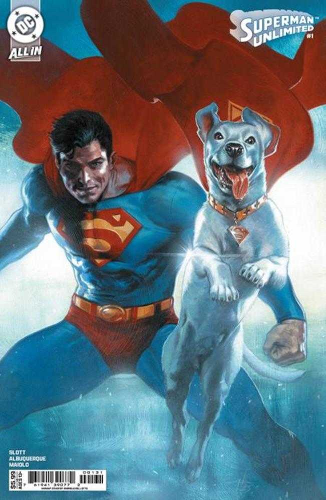 Superman Unlimited #1 Cover C Gabriele Dell Otto Card Stock Variant - gabescaveccc