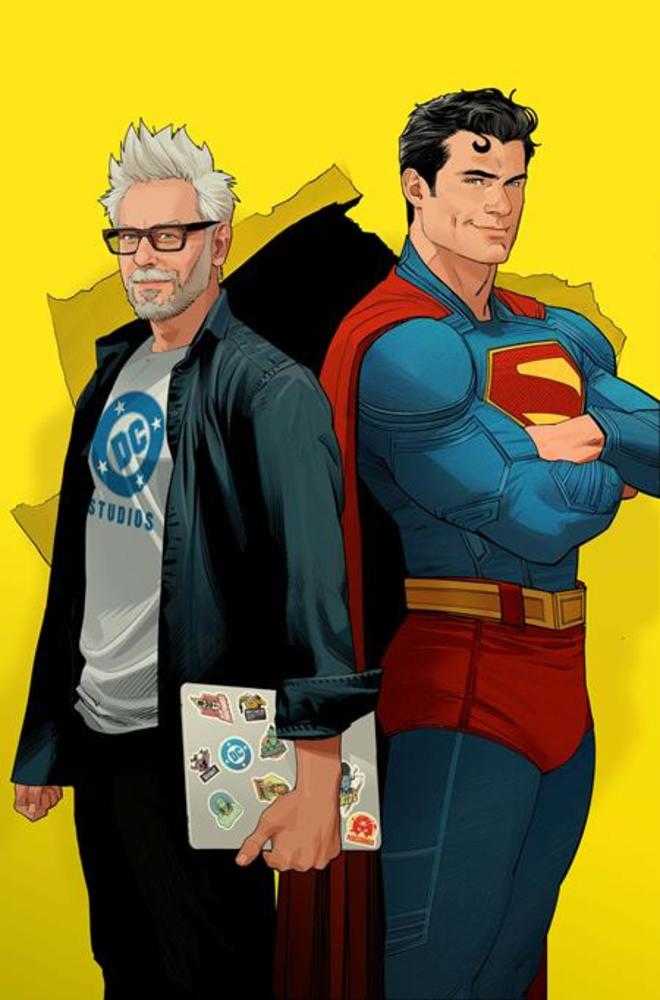 Superman Unlimited #1 Cover F Dan Mora James Gunn Cameo Card Stock Variant - gabescaveccc