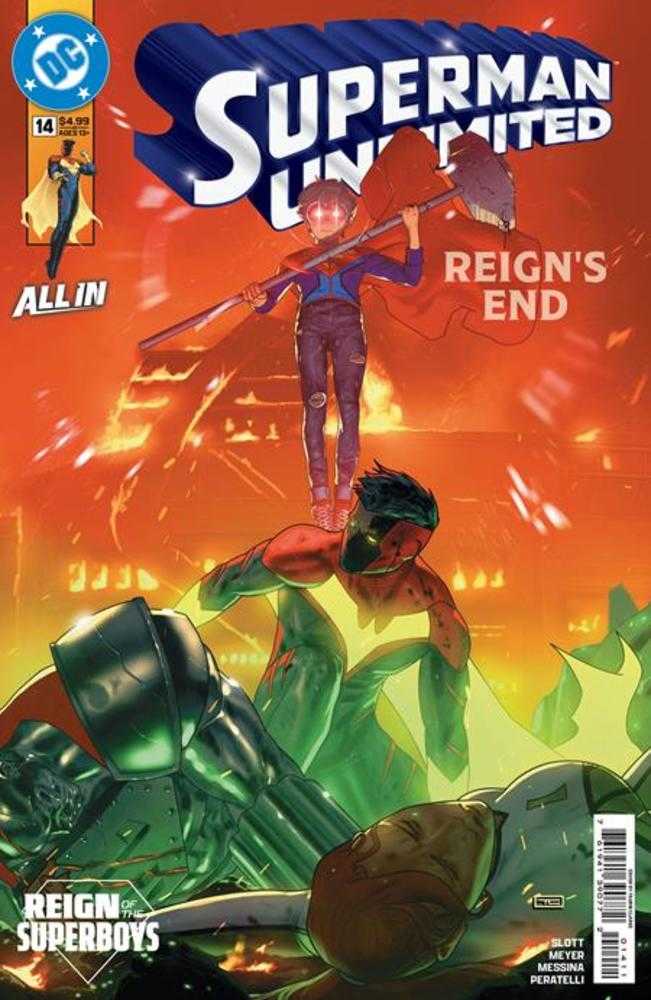 Superman Unlimited 14 Cover A Taurin Clarke (The Reign Of The Superboys) - gabescaveccc