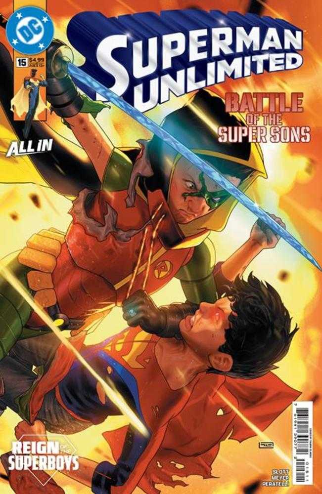 Superman Unlimited 15 Cover A Taurin Clarke (The Reign Of The Superboys) - gabescaveccc