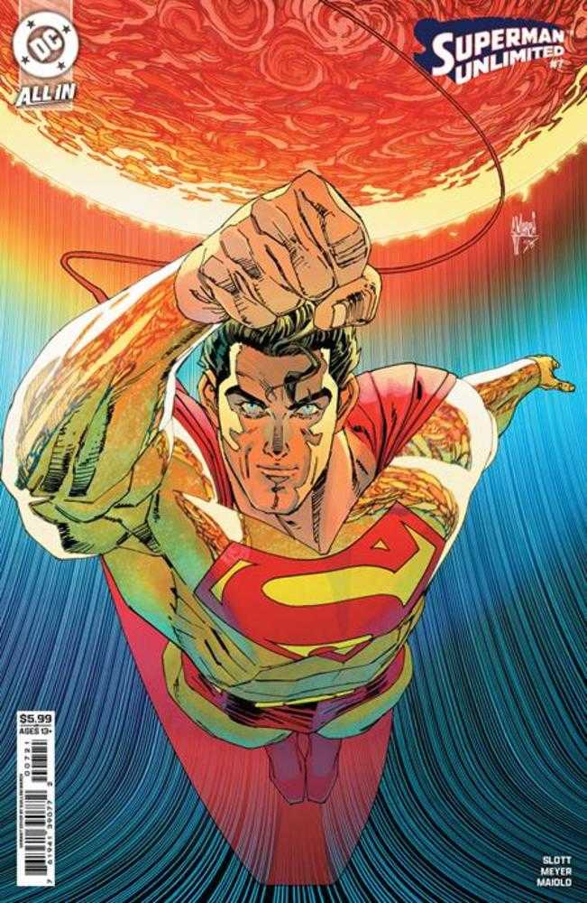 Superman Unlimited 7 Cover B Guillem March Card Stock Variant - gabescaveccc