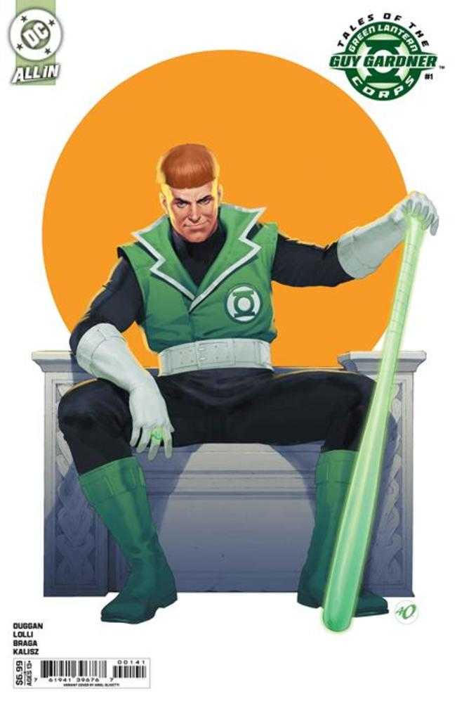 Tales Of The Green Lantern Corps Guy Gardner 1 (One Shot) Cover D Ariel Olivetti Card Stock Variant - gabescaveccc