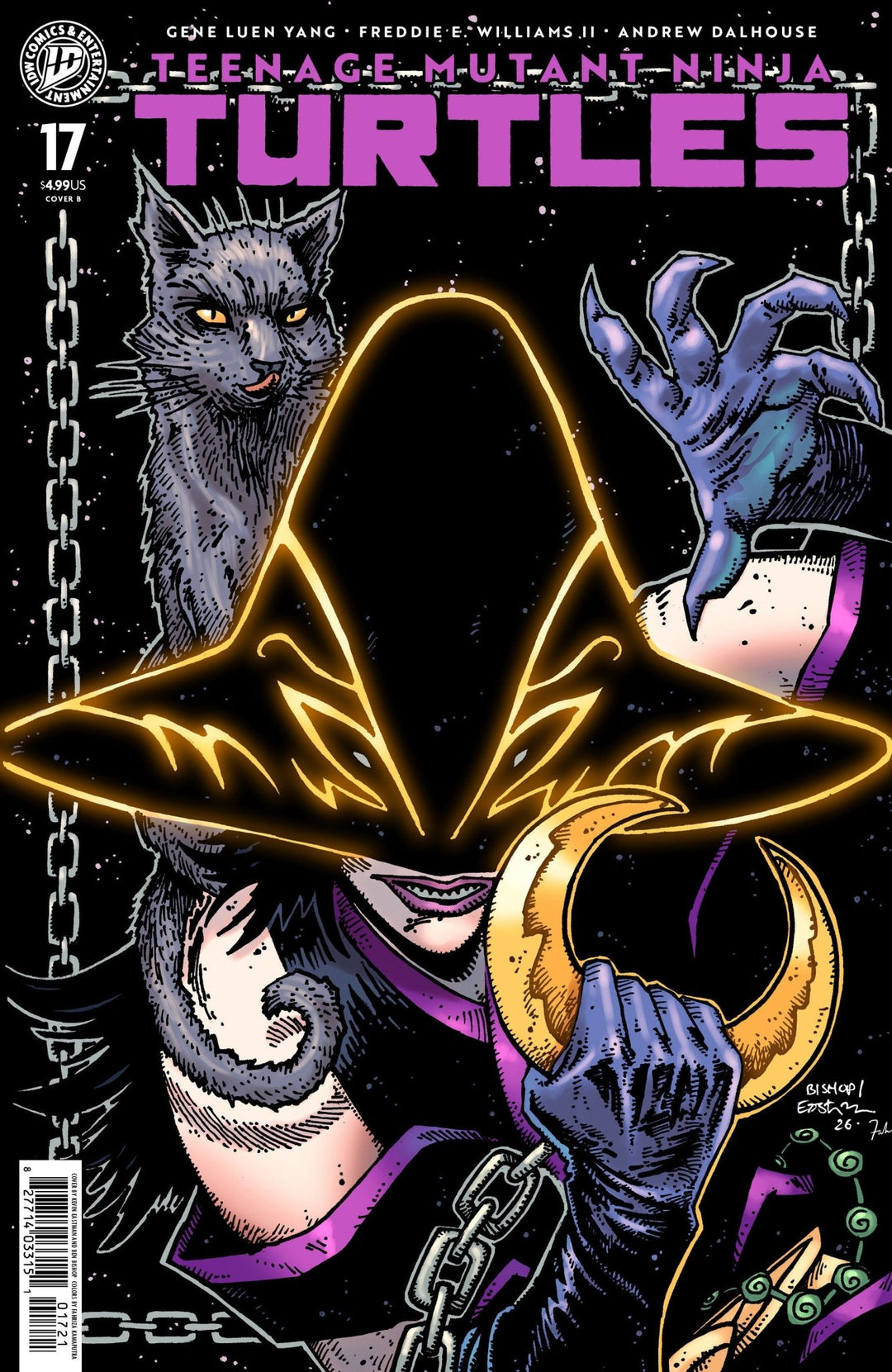 Teenage Mutant Ninja Turtles 17 Variant B (Eastman & Bishop) - gabescaveccc